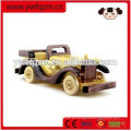 Fornecimento de fábrica de crianças pequenas modelos de carros reais de madeira